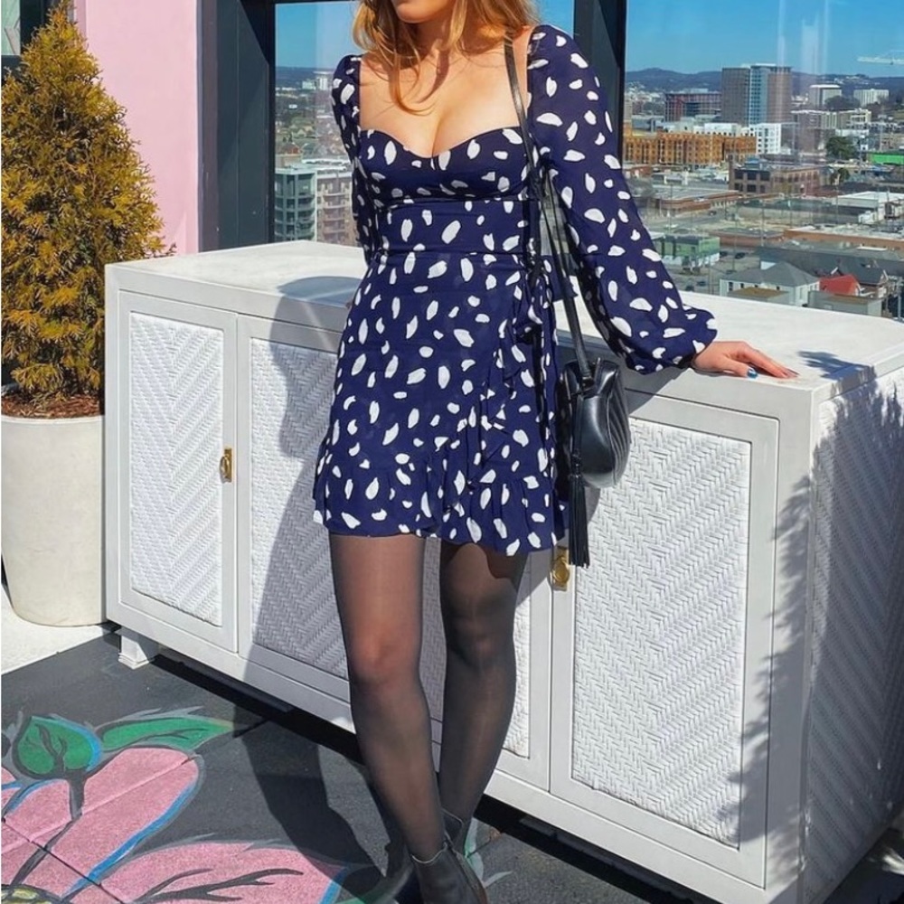 Reformation Cammi Dress Splatter - Picture 1 of 4